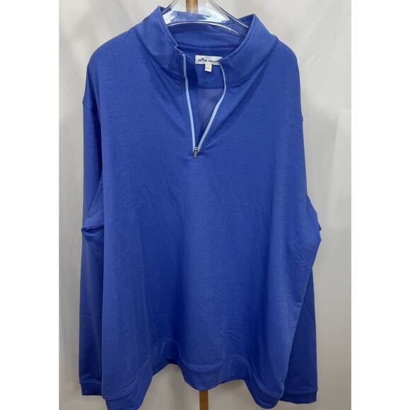 Peter Millar Men's Cobalt Blue Pullover XXL (2XL) – Stylish & Comfortable! - Picture 1 of 12
